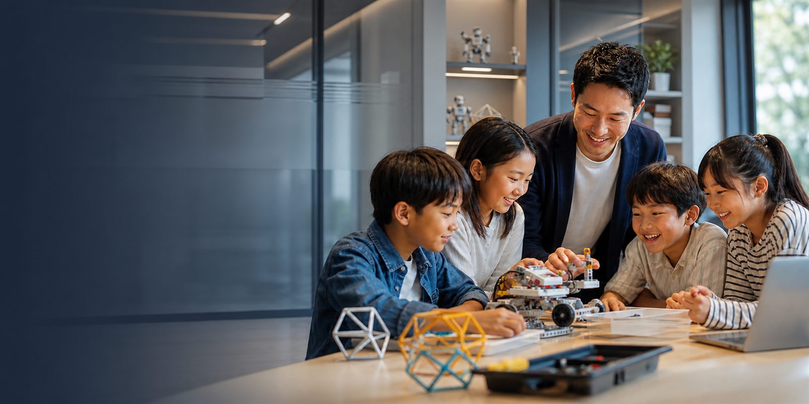 Học sinh tiểu học Châu Á cùng giáo viên khám phá STEM và Robotics