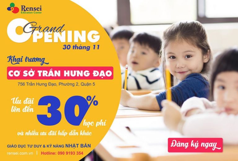 GRAND OPENING – RENSEI CHI NHÁNH 3