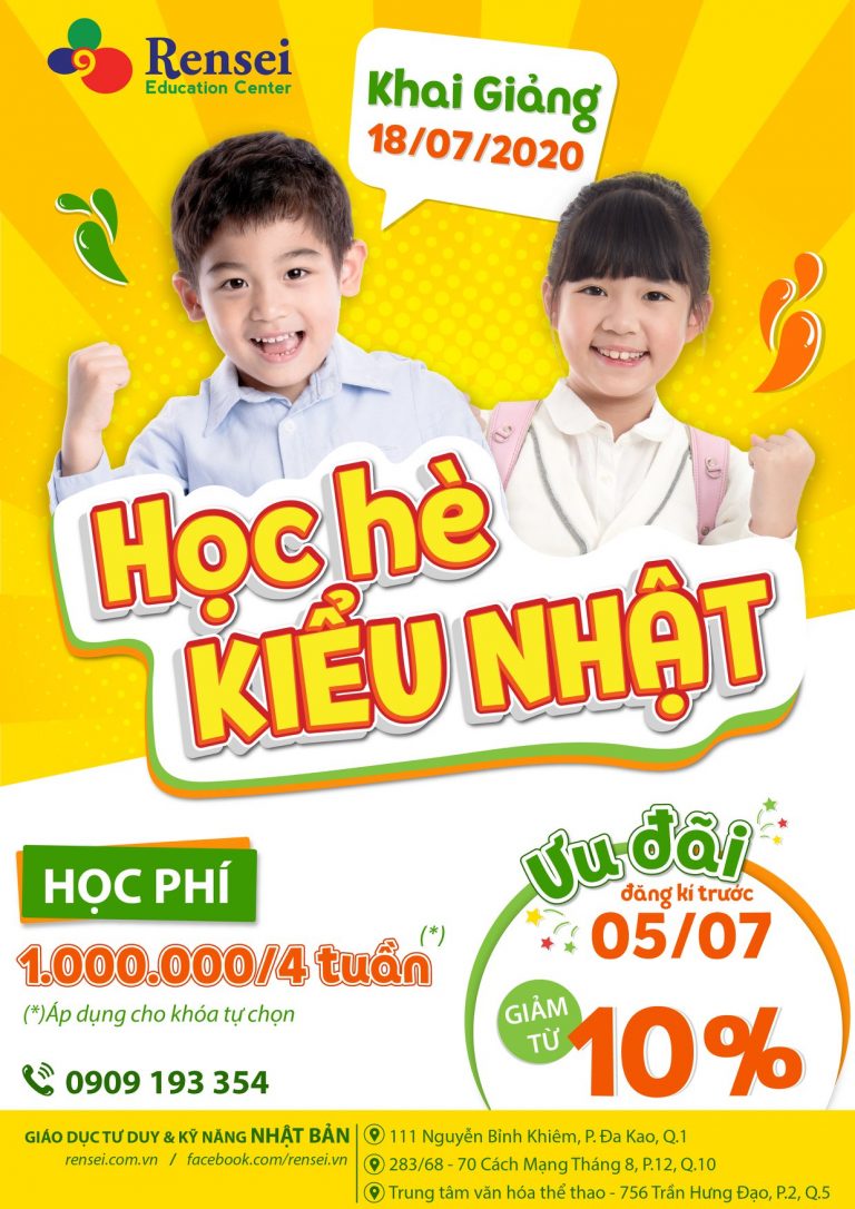 ?????? ???? – CHƯƠNG TRÌNH HỌC HÈ KIỂU NHẬT 2020