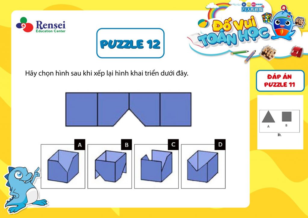 [ĐỐ VUI TOÁN HỌC] – PUZZLE_012