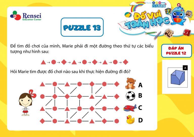 [ĐỐ VUI TOÁN HỌC] – PUZZLE_013