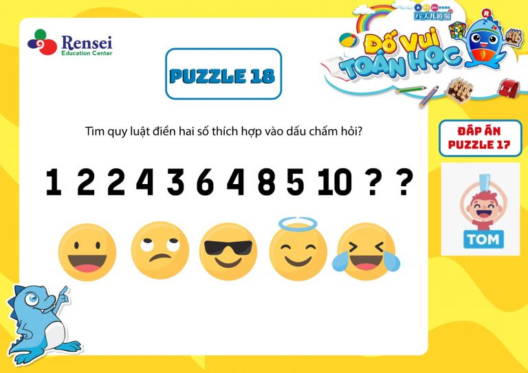 [ĐỐ VUI TOÁN HỌC] – PUZZLE_018