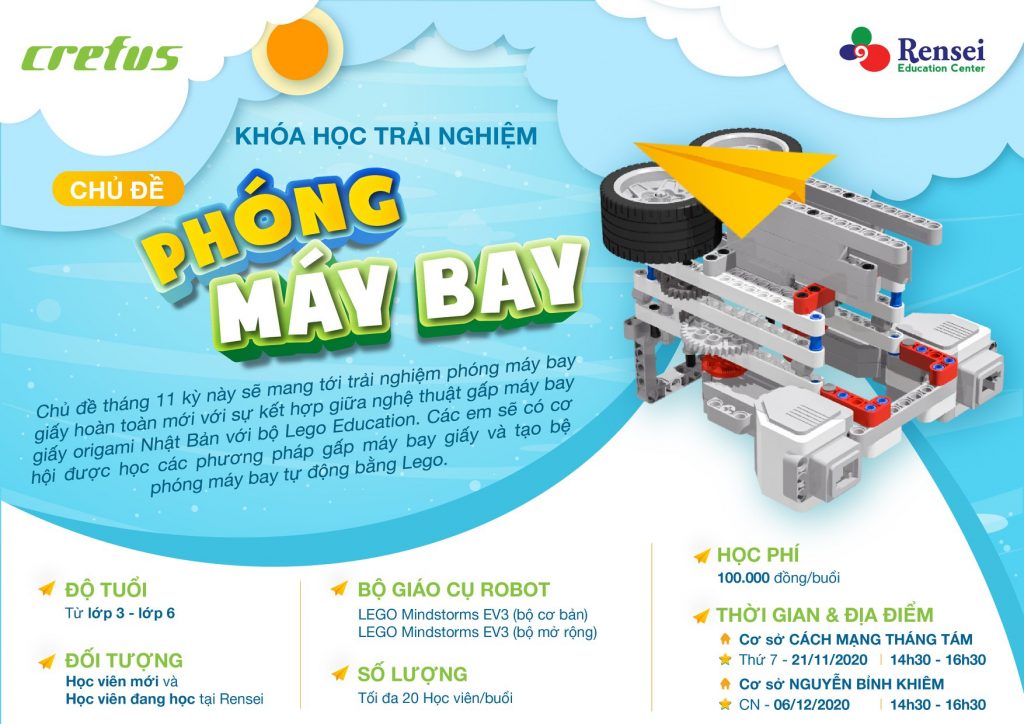 📣📣 KHÓA TRẢI NGHIỆM ROBOT ĐÃ VỀ ĐẾN CƠ SỞ NGUYỄN BỈNH KHIÊM QUẬN 1