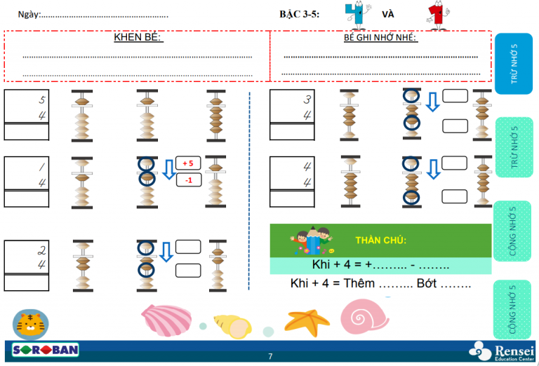? CÓ GÌ THÚ VỊ TRONG SÁCH SOROBAN MẪU GIÁO? ??