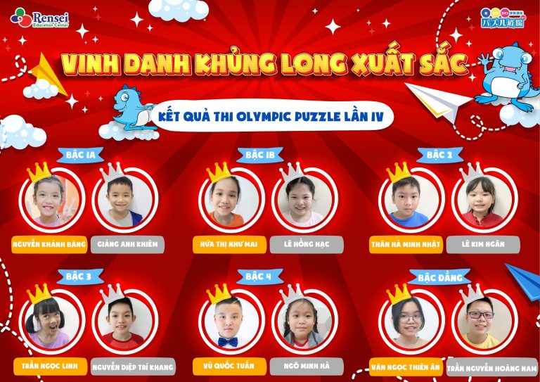 VINH DANH KHỦNG LONG XUẤT SẮC – OLYMPIC PUZZLE LẦN IV