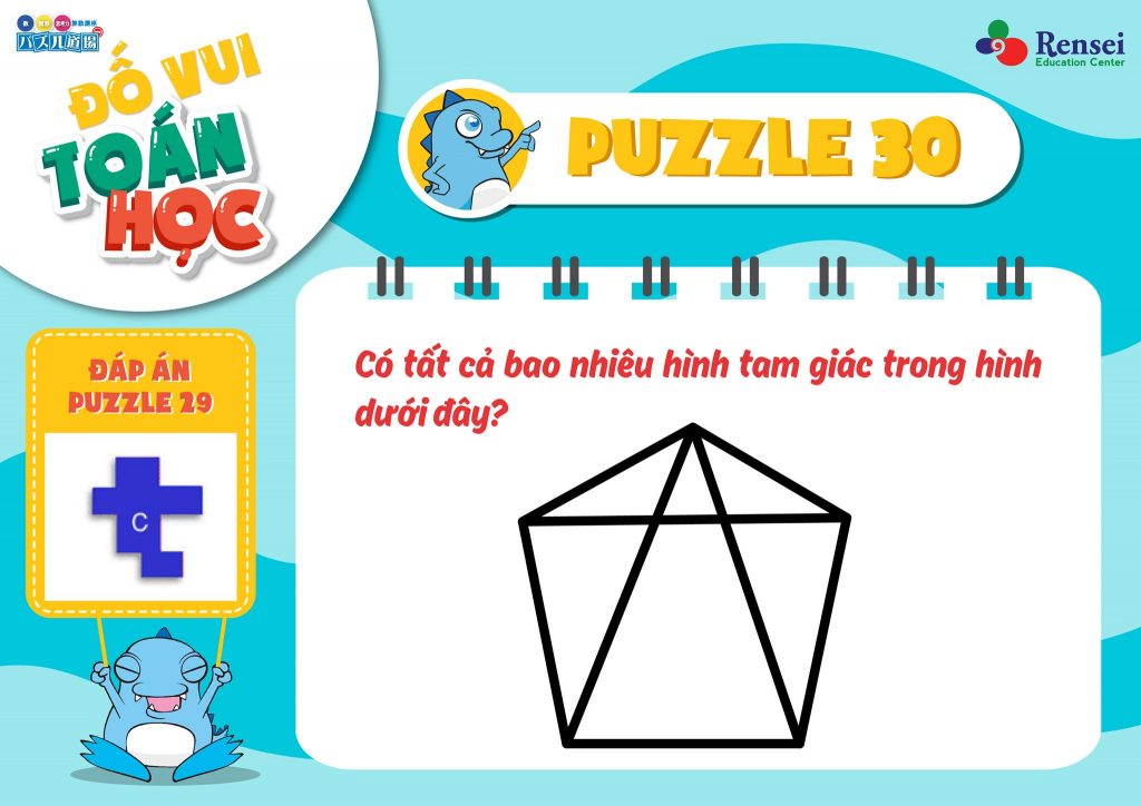 [ĐỐ VUI TOÁN HỌC] – PUZZLE_030