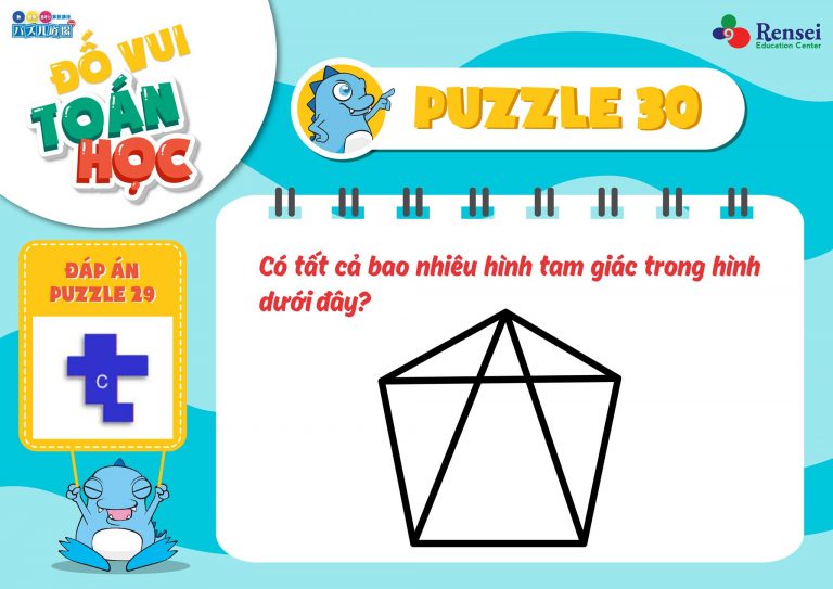 [ĐỐ VUI TOÁN HỌC] – PUZZLE_030