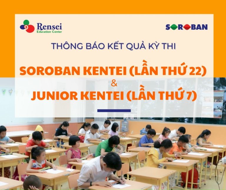 kết quả kì thi soroban