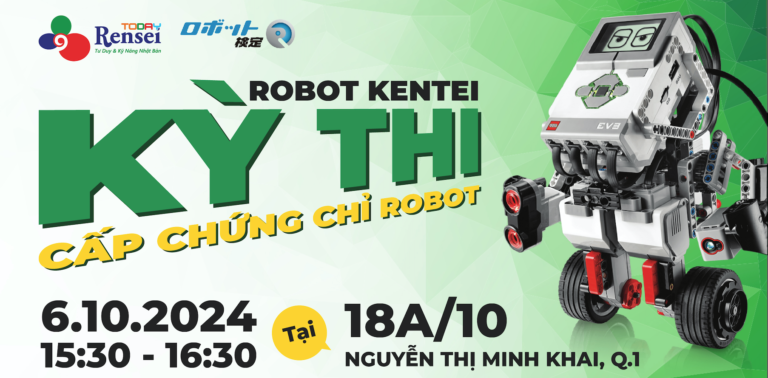 KỲ THI CHỨNG CHỈ ROBOT NHẬT BẢN 2024