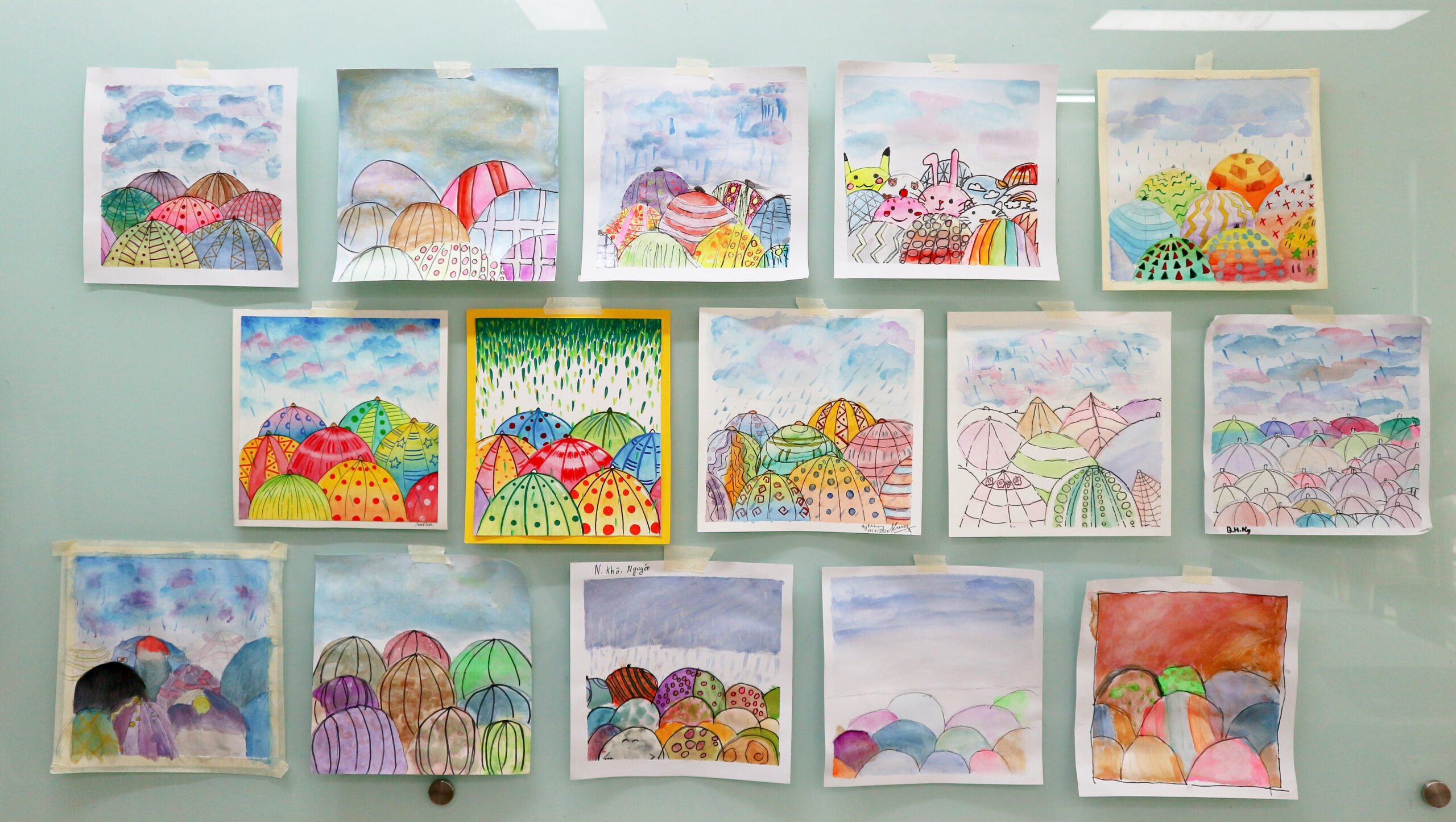 🎨🌈 THẾ GIỚI SẮC MÀU QUA NHỮNG ĐÔI BÀN TAY NHỎ BÉ