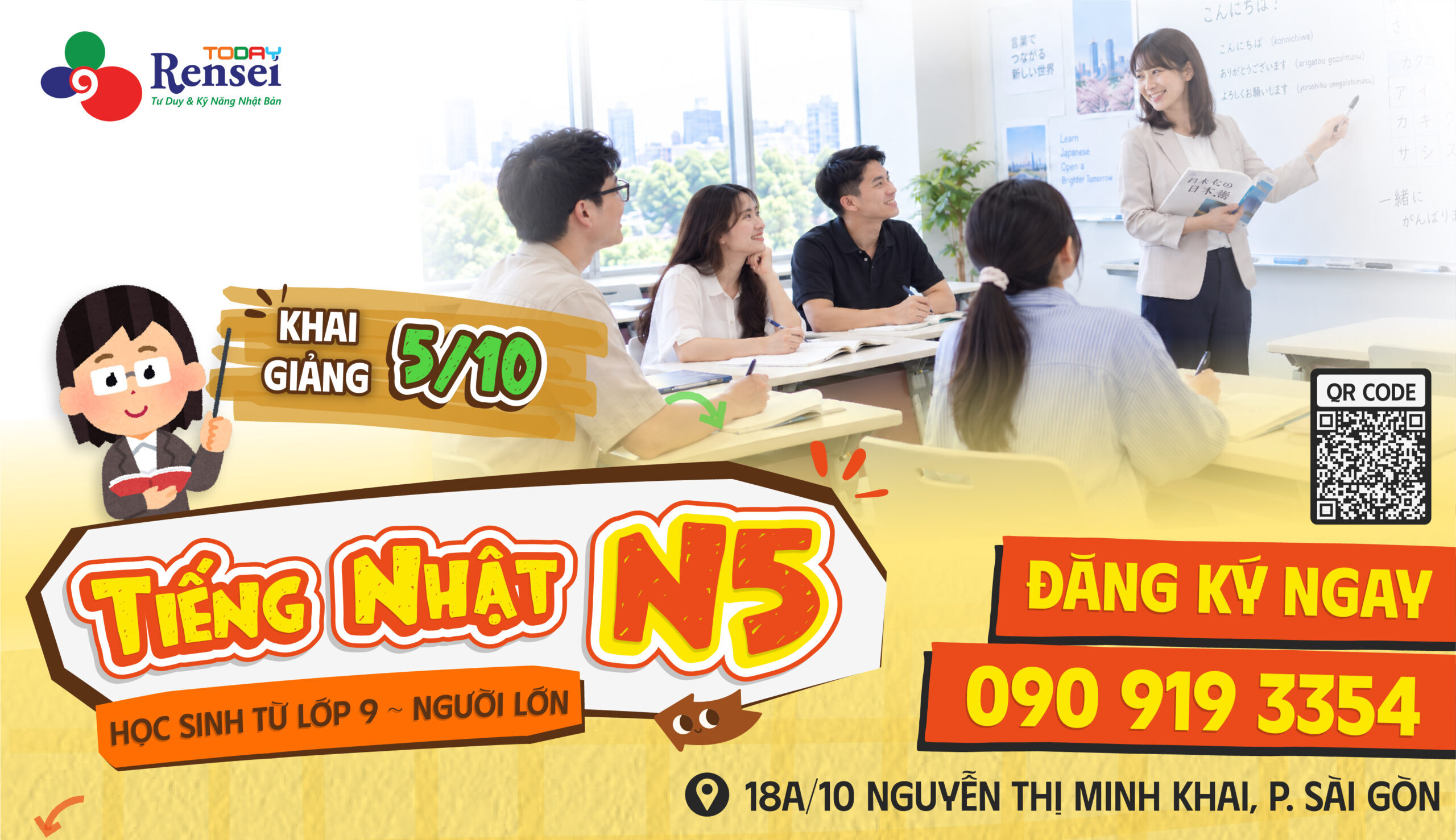 🌈 [CHIÊU SINH] LỚP TIẾNG NHẬT N5 & KAIWA SƠ CẤP 🇯🇵