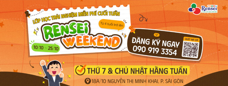 ✨🌈 LỚP HỌC TRẢI NGHIỆM MIỄN PHÍ CUỐI TUẦN