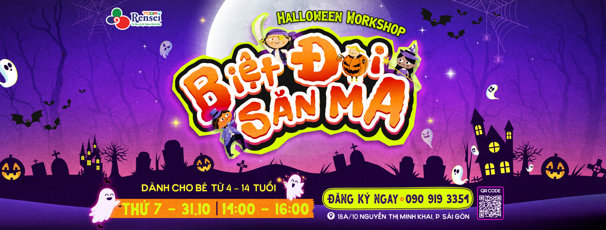 Halloween Workshop 2026 – Biệt Đội Săn Ma at Rensei Today