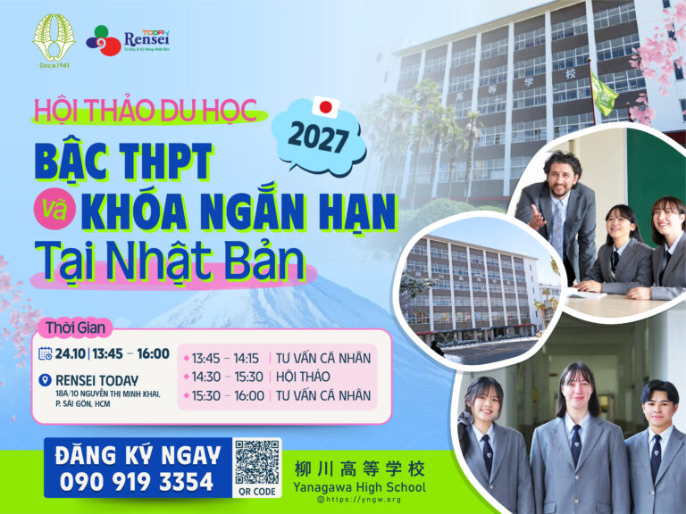 🎓 HỘI THẢO DU HỌC NHẬT BẢN 2027 🇯🇵